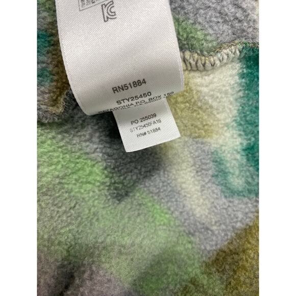 RARE Men Patagonia Synchilla Snap-T trout fish all-over graphic fleece pullover - Picture 6 of 6